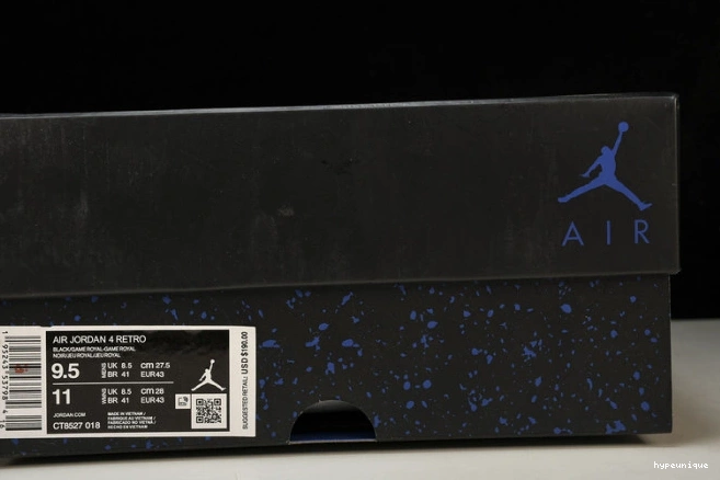 HYPE 4 Black Game Jordan CT8527-018 Retro Royal 0705